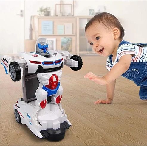 2-in-1 Robot Car Toy